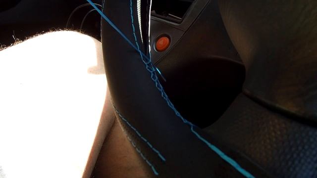 Оплетка на руль с Aliexpress (установка и обзор) Steering wheel cover with Aliexpress смотреть онлайн