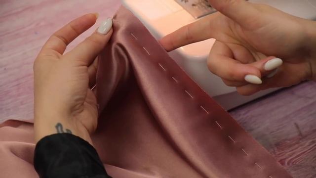 Платье из шелка за 20 минут! КАК СШИТЬ просто, качественно и без оверлока __ Хочу Шить смотреть онлайн