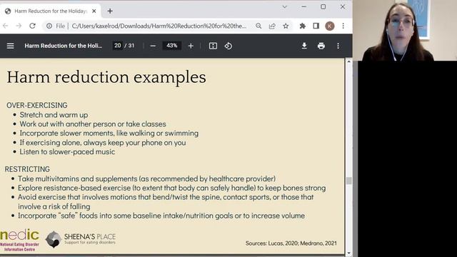 Webinar: Harm Reduction for the Holidays смотреть онлайн