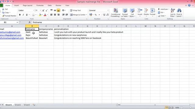 Bulk Email Excel & Personalization смотреть онлайн
