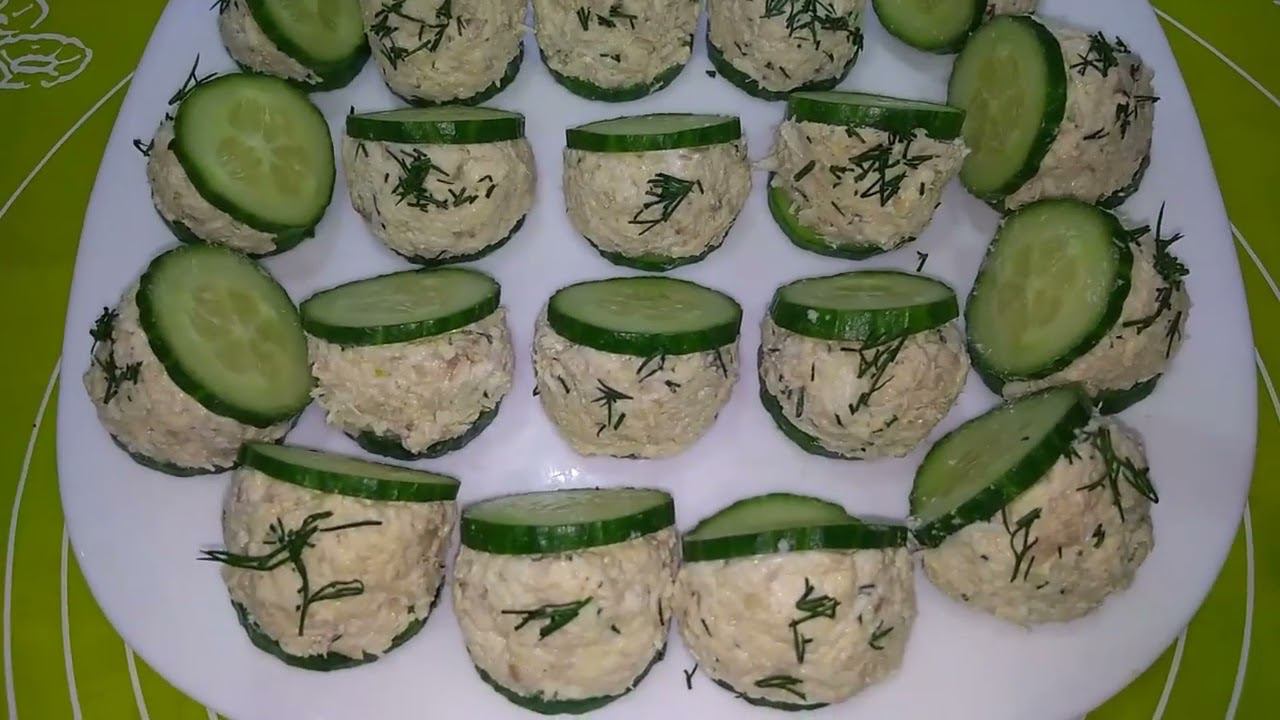 ПЯТЬ рецептов НА ПРАЗДНИЧНЫЙ СТОЛ. Холодные закуски и салат. С подсчётом ккал. смотреть онлайн