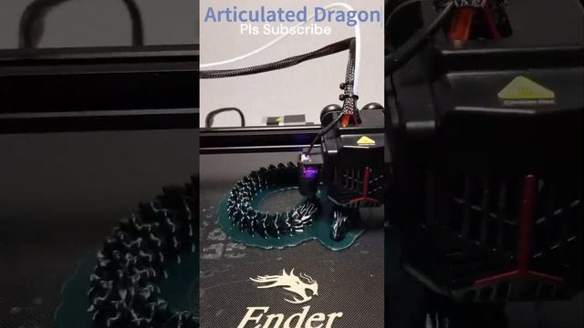 Articulated Dragon Print in Place 3D printed time lapse Full смотреть онлайн