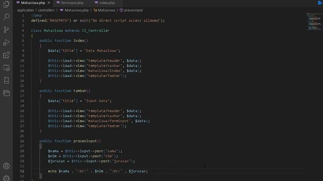 Codeigniter 3 untuk Pemula | #4 Input Data смотреть онлайн