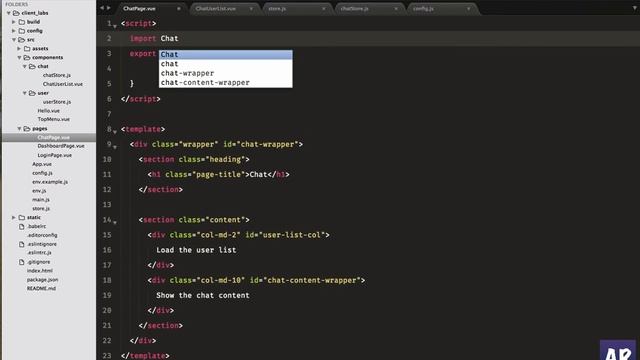 #10 Chat app with Vue.js 2.0 and Laravel 5.3 - Get the user listing смотреть онлайн
