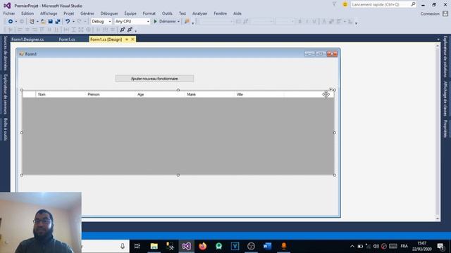 21- DataGridView en C# (Part III) Ajouter nouvelle ligne avec différent types de colonnes - شرح смотреть онлайн