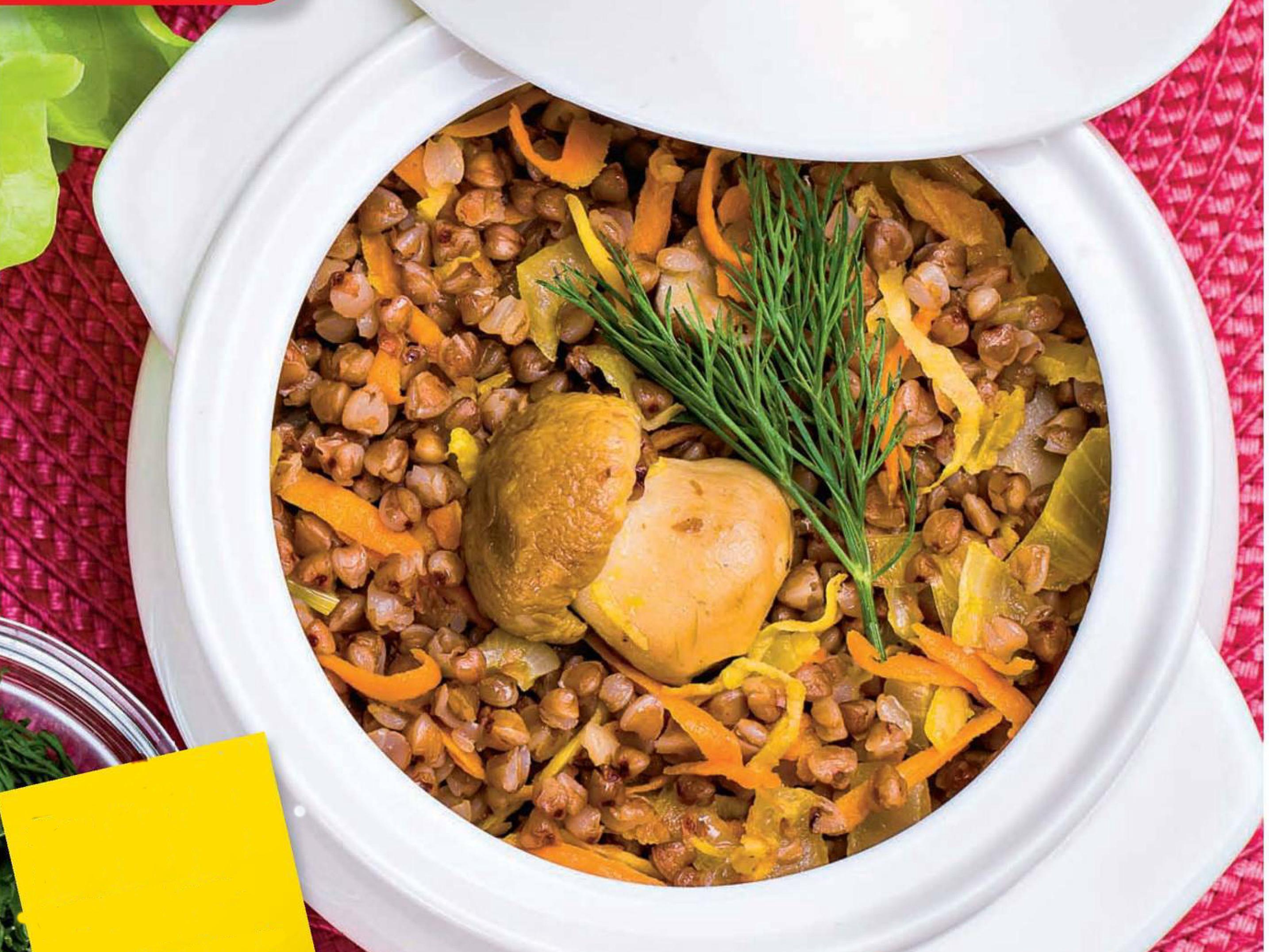 Гречка с грибами по традиционному рецепту.Сытное угощение для всей семьи! смотреть онлайн