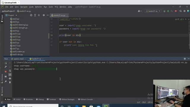 Bai34: Giải bài tập dict python 01 - Tự học lập trình python смотреть онлайн