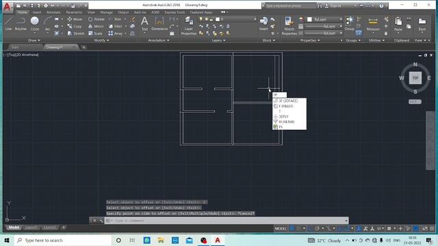 AUTOCAD DIAGRAM WITH WINDOWS AND DOOR смотреть онлайн