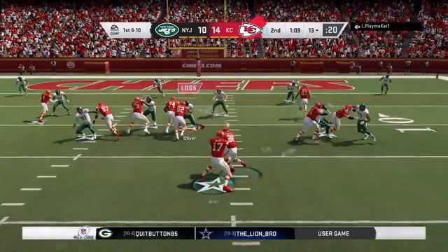 RNS Year 2 AFC Wildcard RD Jets @ Chiefs смотреть онлайн