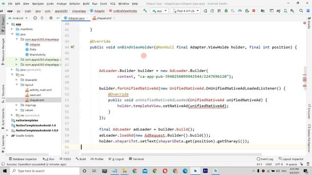 Native Ads in RecyclerView Android Studio Hindi | #nativeadsinrecyclerview #admobAds #RecyclerView смотреть онлайн