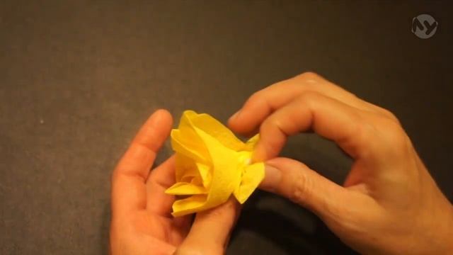 Поделки из бумаги 30 - Роза из салфеток смотреть онлайн
