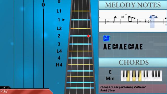 How to play Clocks by Coldplay on Viola (Tutorial) смотреть онлайн
