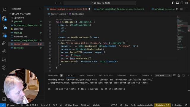 GoLang #318 - курс "Learn Go with Tests - JSON, routing and embedding" смотреть онлайн