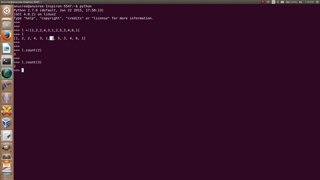 Python How to count the occurrences of an element in a List смотреть онлайн