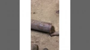 Глушитель на Газель из воздушного ресивера.