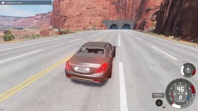 Mercedes MAYBACH drive+crash test |BeamNG Drive смотреть онлайн