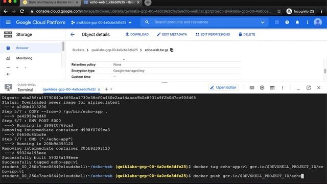 Qwiklabs Build and Deploy a Docker Image to a Kubernetes Cluster смотреть онлайн