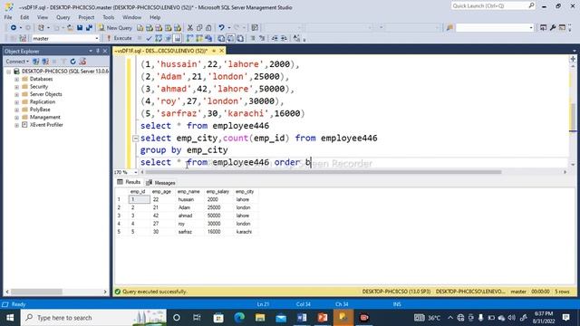 order by in SQL server Urdu/Hindi смотреть онлайн