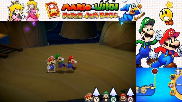 Mario & Luigi Paper Jam Walkthrough Part 35 Ludwig & Larry Boss Battle смотреть онлайн