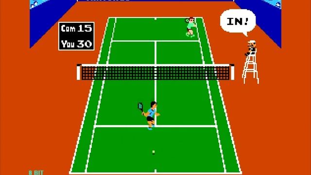 Tennis Level 1 Gameplay. Tennis 8 Bit Dendy Subor Nes. Tennis 8 BIT LEVELS. смотреть онлайн