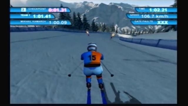 Winter Sports 2: The Next Challenge (PS2) Downhill Skiing смотреть онлайн