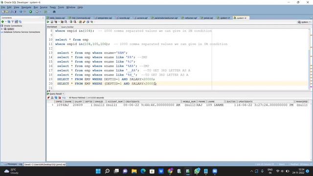 Filter data in SQL explained in Telugu смотреть онлайн