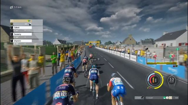 Le Tour de France 2021 (PC Edition) | Тур Де Франс 2021 | Israel Start-Up Nation / Этап #4 смотреть онлайн