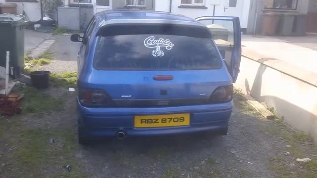 1997 mk1 clio 1.2 8v cherry bomb exhaust sound смотреть онлайн