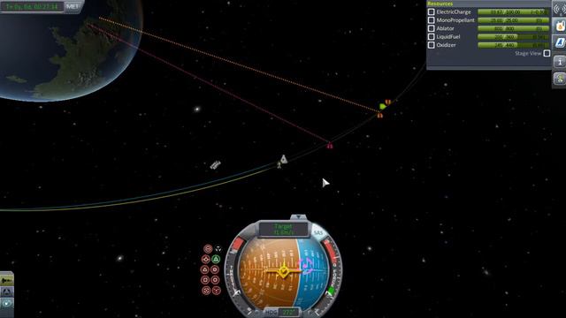 Kerbal Space Program Спасение кербонавта с орбиты