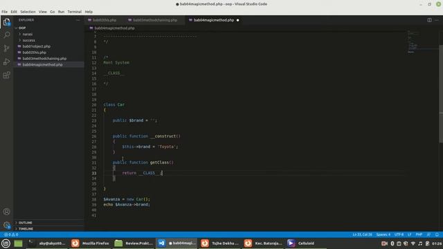 04.2. Konsep dan Teknik OOP PHP: Magic Constant смотреть онлайн