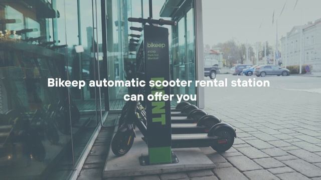 Bikeep fully automatic scooter station смотреть онлайн