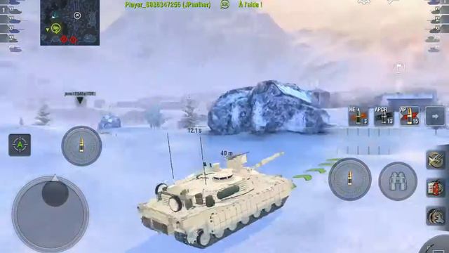 World of Tanks Blitz : M1 Abrams Gameplay [MOD] смотреть онлайн