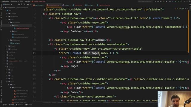 Laravel Checklister. Part 2/29: Admin Role, Menus and Middleware смотреть онлайн