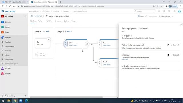 Azure DevOps - Release Pipeline in Azure DevOps | Azure DevOps CICD смотреть онлайн