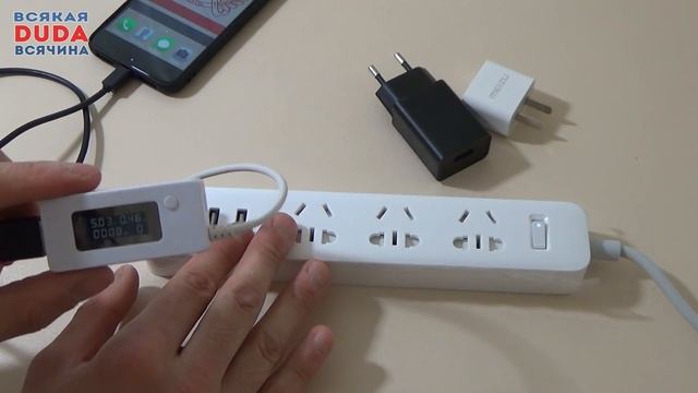 ??Удлинитель с евровилкой Xiaomi Mi Power Strip White. Очумелые ручки