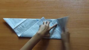 Как сделать панаму из газеты
