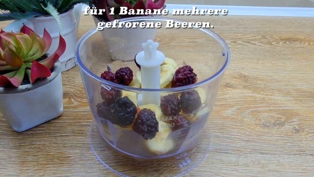 Zuckerfreies Eis In 1 Minute! Keine Sahne! Dessert In 1 Minute Von Einer Banane! # 126