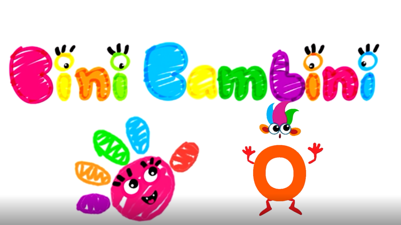 Учим буквы и слоги с игрой BiniBambini. Буква "О" смотреть онлайн