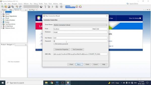 How to connect MySQL database in NetBeans