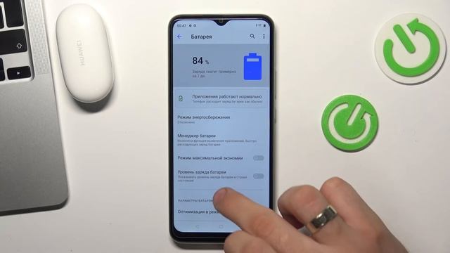 Как включить заряд батареи в процентах на Realme C30 / Отображение заряда батареи на Realme C30 смотреть онлайн