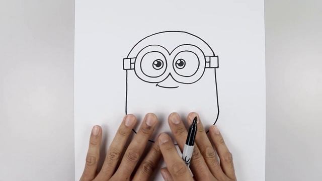 Draw Minion | How To Draw A Minion смотреть онлайн