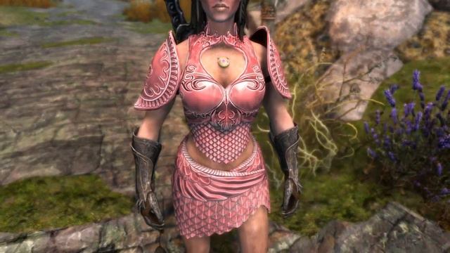 Skyrim Mod PS4: Showcase UPDATE WIP ArmorRecolorTest1 by Cyan49 - Recolored Dark Seducer/G Saints смотреть онлайн
