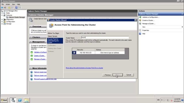 Windows Server 2008 R2 two node cluster installation (Step-05) смотреть онлайн