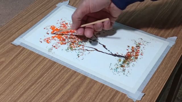 Осень / Картина маслом осень/ Живопись маслом / Художник В. Полушкин смотреть онлайн