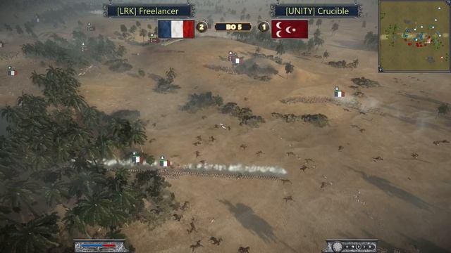 Napoleon: Total War. Турнир «Classic Era». Полуфинал. [LRK] Freelancer vs [UNITY] Crucible. 4й бой. смотреть онлайн