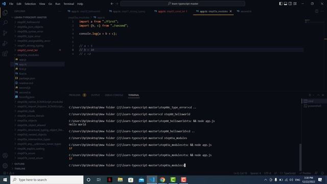 TypeScript in baby steps | step03 complete смотреть онлайн