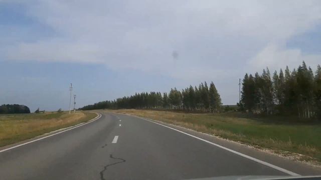 Таймлапс. дорога Казань М7 - Камское Устье смотреть онлайн
