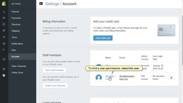 Shopify. How To Add An Admin User And Set Permissions To It смотреть онлайн