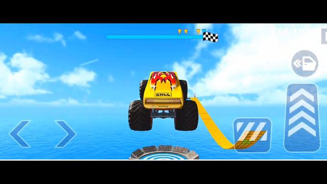 Monster Truck 🚒 Mega Ramp Car Stunt Game 🎮 Android Gameplay #3 смотреть онлайн