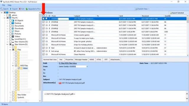Analyze, Print & Search Content of Outlook MSG Files смотреть онлайн